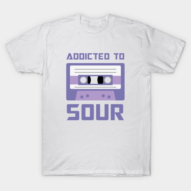 Addicted to Sour Cassette version T-Shirt by Adrian's Outline